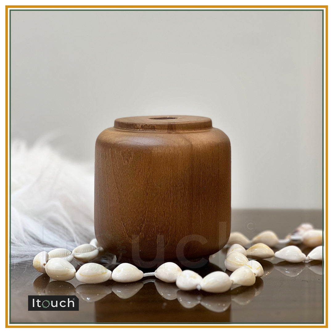 Saga Mini Wooden Vase - ITouch Furniture Products