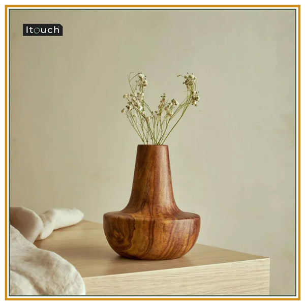 Vivia Wooden Vase