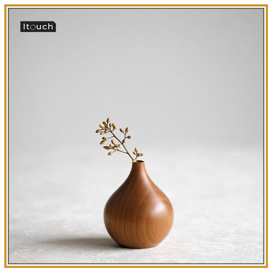 Zura Wooden Vase