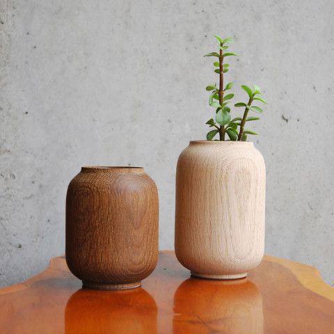 Saga Mini Wooden Vase